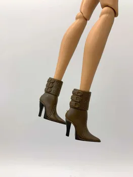 Yeni stiller bebek ayakkabı oyuncak ayakkabı bot sandalet aksesuarları Barbie 1:6 bebek A180