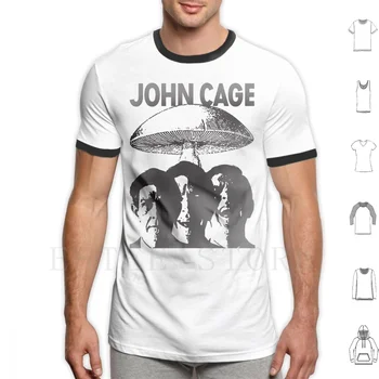 John Kafes T Shirt DIY Büyük Boy %100 % Pamuk John Kafes Besteci Mantar Müzik Klasik Klasik Piyano Sanatçısı Felsefe Öncü