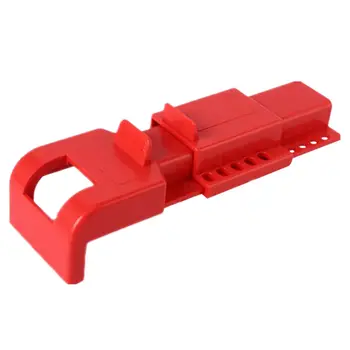 Polipropilen PP Butterly Valf Emniyet Valfi Kilitleme Cihazı, Kırmızı, 8-45mm