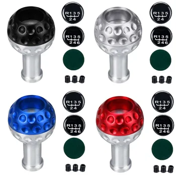 4 renk 5&6 Hız Alüminyum Vites Topuzu ile 8/10/12mm Adaptörleri Evrensel VW Scirocco Jetta Golf Topu için