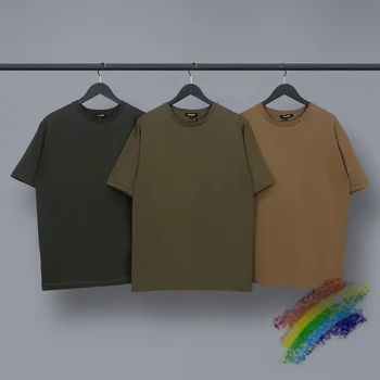 Ağır Kumaş Sezon 6 T Shirt Kanye West Erkekler Kadınlar 1:1 Yüksek Kaliteli T-shirt pamuklu bluz Tees İçinde Etiketi Calabasas
