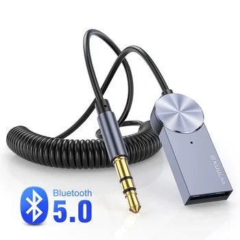 Baseus Aux Bluetooth Adaptörü Dongle Kablosu 3.5 MM Jack Aux Bluetooth 5.0 Alıcı