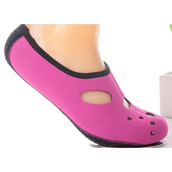 Erkek Kadın su ayakkabısı,Yüzme Ayakkabı Düz Renk Yaz Aqua plaj ayakkabısı, Çorap Sahil Sneaker Terlik