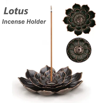 Lotus tütsü tutucu tütsü brülör hediye ev ve ofis için