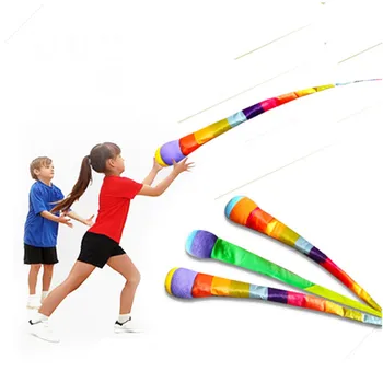 El Atma Şerit Gökkuşağı Topu Kum Torbaları Fasulye Torbası Çocuklar Açık Spor Oyuncaklar 5-9 Yıl Çocuk Jeux Spor Buitenspeelgoe