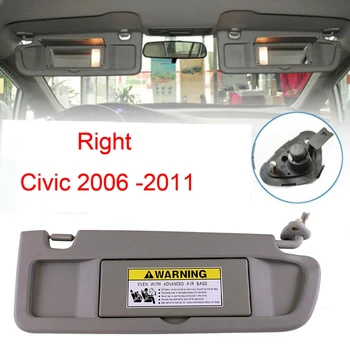 2006 -2011 Honda Civic 83230-SNA-A01ZE için Sağ Yolcu Tarafı Gri Güneşlik
