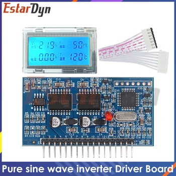 5V DC-AC Saf Sinüs Dalga İnvertör PWM sürücü panosu EGS002 12Mhz Kristal Osilatör EG8010 + IR2113 Sürüş Modülü LCD