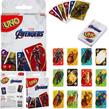 Mattel Uno Thes Avengerss Eğlence Kurulu Uno Oyunları Eğlenceli Aile Parti Oyunu Oyun Kartları Hediye Kutusu Uno Kart Oyunu Oyuncak Hediye