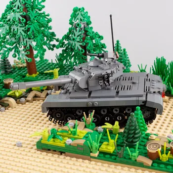 WW2 Askeri M26 M4A2 ABD Asker Figürleri Yapı Taşları Silah Silah Parçaları Alman Tankı Kamyon İngiliz Ordusu Aksesuar Tuğla Oyuncak