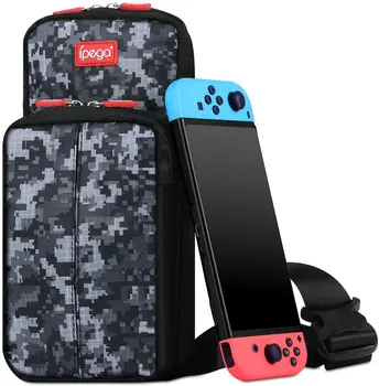 Seyahat Çantası Nintendo Anahtarı için omuzdan askili çanta Taşınabilir Sırt Çantası Anahtarı Aksesuarları Konsol şarj ünitesi JoyCons Kavrama