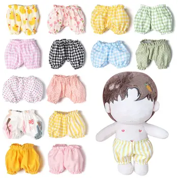 1 ADET 20cm Bebek Pamuk oyuncak bebek giysileri Fener Pantolon Şort DIY oyuncak bebek giysileri Mini Bez Sıralama Bebek Giyinmek Çocuk Hediye İçin