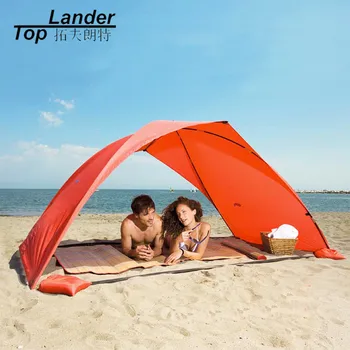 Taşınabilir plaj çadırı Cabana Güneş gölge Gölgelik Balıkçılık Barınak Çadır Tente Tente Strandtent Yaz UV plaj şemsiyesi Çadır