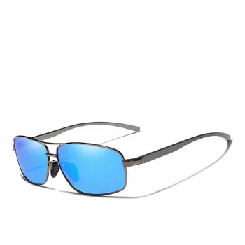 Alüminyum Çerçeve Polarize Ultralight Yüksek Kaliteli Güneş Gözlüğü Erkekler Kadınlar UV400 Ayna Lens Klasik Retro Tarzı güneş gözlüğü