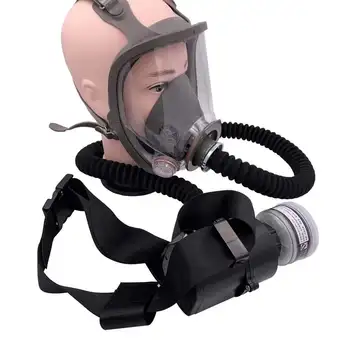 İşyeri Güvenliği Tam Yüz Gaz Maskesi Taşınabilir Koruyucu Elektrik Kaynağı Sabit Akış Verilen Hava Beslemeli Solunum Sistemi