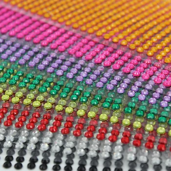 Duvar sticker DIY Dekorasyon 12 renk Akrilik Etiket 3mm 4mm 5mm 6mm kristal Elmas Kendinden Yapışkanlı yapay elmas çıkartmalar