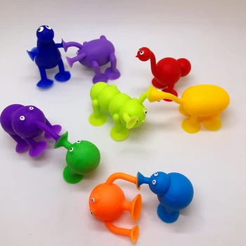 Çocuk Komik Oyuncak Mini Enayi Vantuz Bebek Deniz Kara Hayvan Cupule Enayi Fincan Çocuk Aksiyon Oyuncak Kapsül Modeli