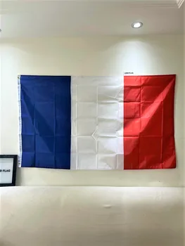 Ücretsiz Kargo Büyük Fransa bayrağı 90*150 cm 60 * 90 cm Asılı mavi beyaz kırmızı fra fr fransız Polyester Afiş Dekorasyon Fransız bayrağı