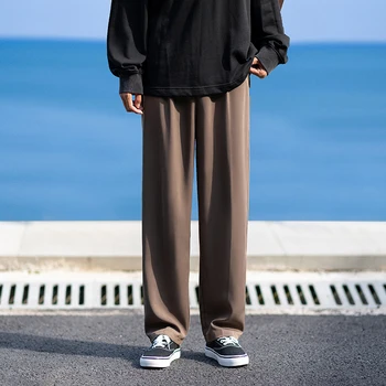 LAPPSTER-Gençlik Kore Moda Streetwear Düz Joggers Pantolon 2022 Sonbahar Baggy harem pantolon Vintage Casual Harajuku Sweatpants