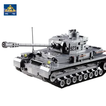 KAZI Büyük IV Tankı 1193 adet Yapı Taşları Askeri Ordu modeli set Eğitici Oyuncaklar Çocuklar için Uyumlu