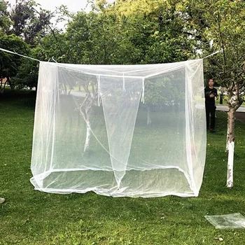 Kamp Net Beyaz Örgü Taşınabilir Kare Katlanabilir Sivrisinek Kontrolü Cibinlik Hafif Açık Kamp Çadırı Uyku 